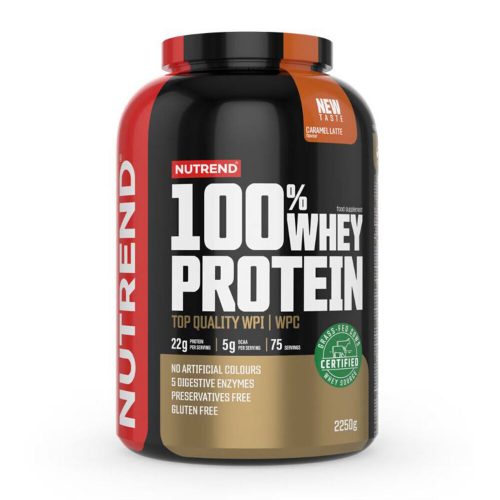 NUTREND 100% Whey Protein 2250g Caramel Latte