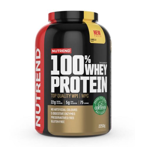 NUTREND 100% Whey Protein 2250g Vanilla