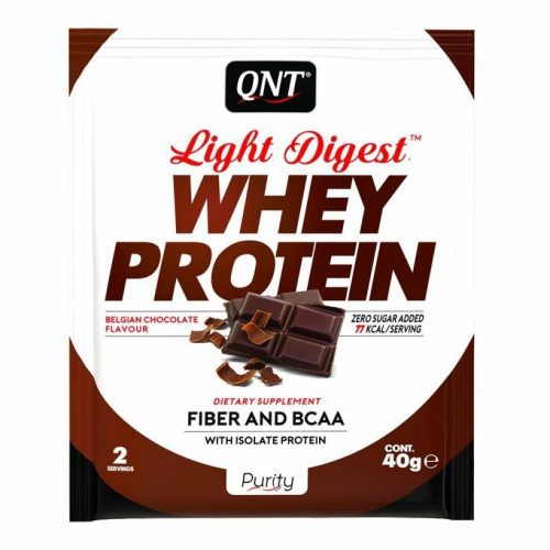 QNT Light Digest Whey Protein 40g Belgian Chocolate