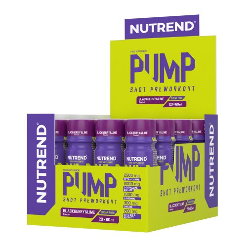 NUTREND PUMP SHOT, 60ML, BLACKBERRY+LIME